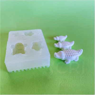 Stampo in silicone Set Coccodrilli in stampa 3d